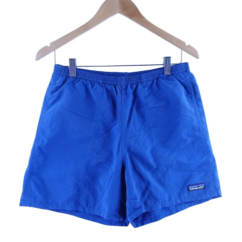 Patagonia Baggies Mens XS Blue 5 Inch Inseam Nylon Outdoor Casual Shorts